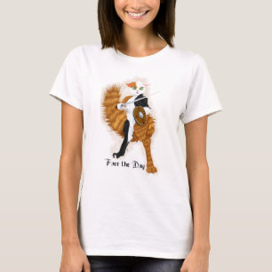 Camiseta Guerrero del gato Calico Grimalkin