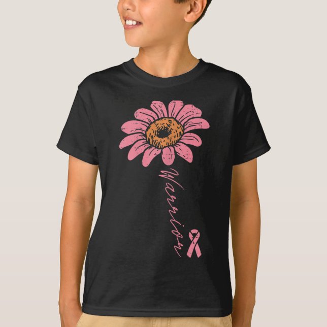 Camiseta Guerrero del girasol Cinta rosada Awaren por el cá (Anverso)