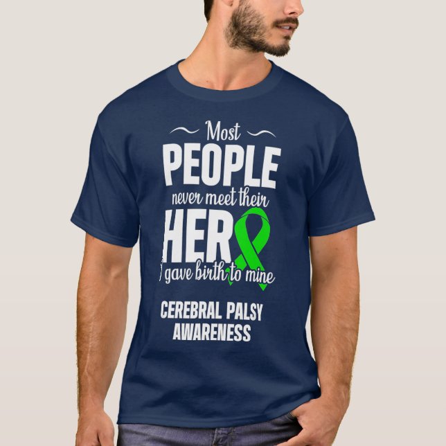 Camiseta Guerrero del héroe de conciencia de la parálisis c (Anverso)