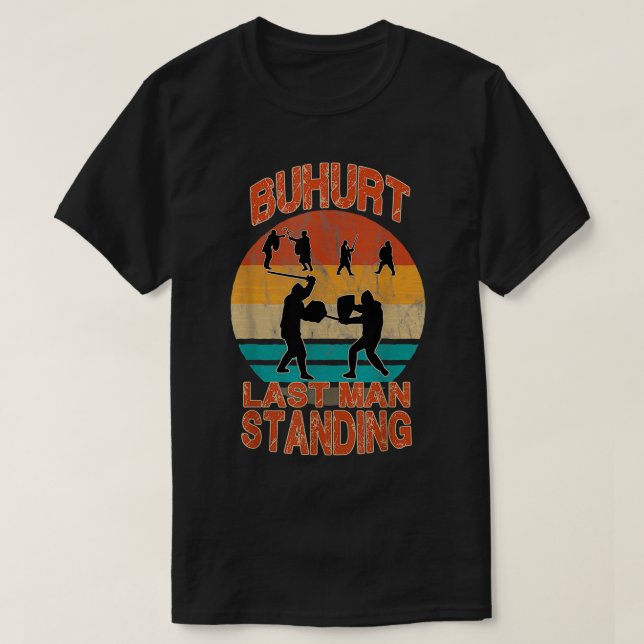Camiseta Guerrero del hobby del motivo medieval de BuHerida (Diseño del anverso)