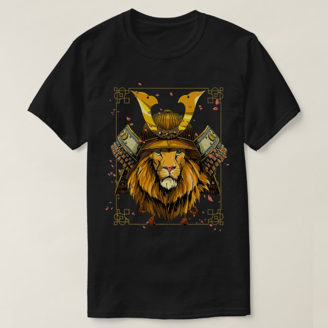 Camiseta Guerrero del León Samurai Lovers del León (Diseño del anverso)