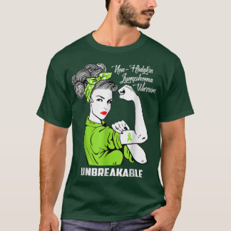 Camiseta Guerrero del linfoma no hodgkin Tee Inquebrable Aw