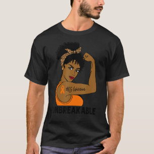 Camiseta Guerrero del Lupus Fuertes Mujeres Negras, Inquebr