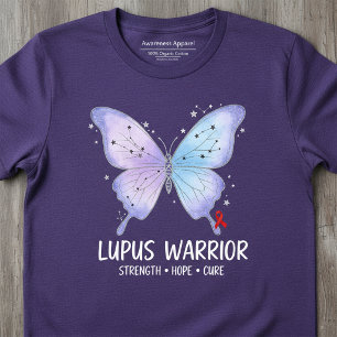 Camiseta Guerrero del Lupus Mariposa Púrpura