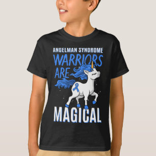 Camiseta Guerrero del Síndrome de Angelman Feliz Payaso Uni