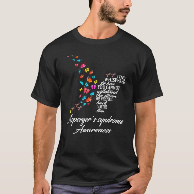 Camiseta Guerrero del síndrome de Aspergers (Anverso)