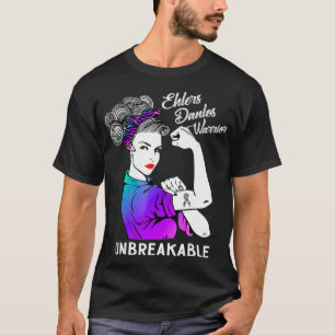 Camiseta Guerrero del Síndrome de Danlos Inquebrantable EDS