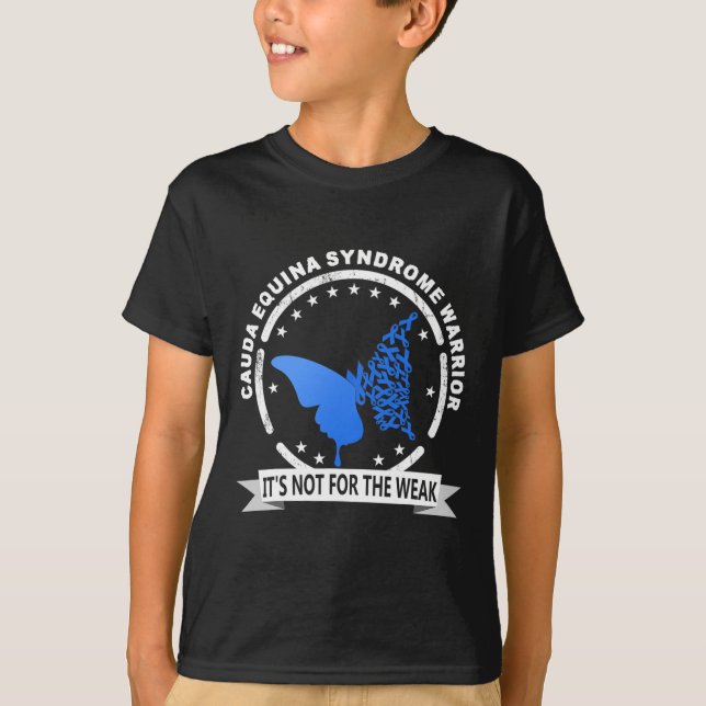 Camiseta Guerrero del síndrome de Equina Cauda 1 (Anverso)