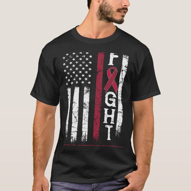 Camiseta Guerrero del Síndrome Williams Bandera de Estados  (Anverso)