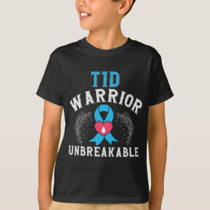 Camiseta Guerrero del T1D: inquebrantable conciencia sobre