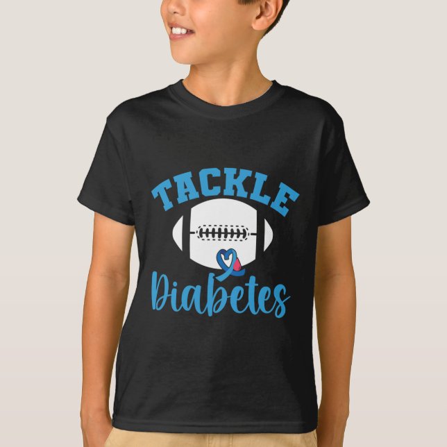 Camiseta Guerrero del T1D: Sensibilización sobre la diabete (Anverso)