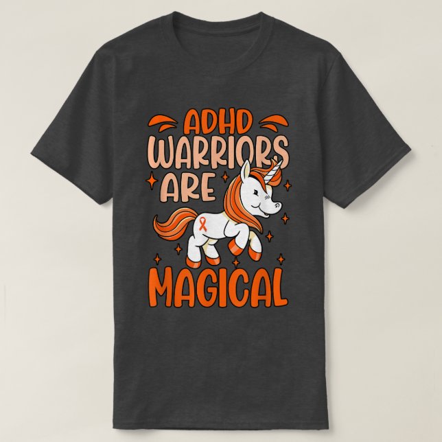 Camiseta Guerrero del TDAH 300 (Diseño del anverso)