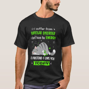 Camiseta Guerrero del trastorno bipolar sufro de trastorno