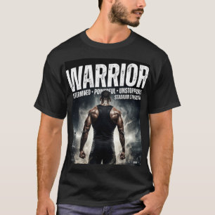 Camiseta Guerrero Determinado Poderoso Imparable Deportes M