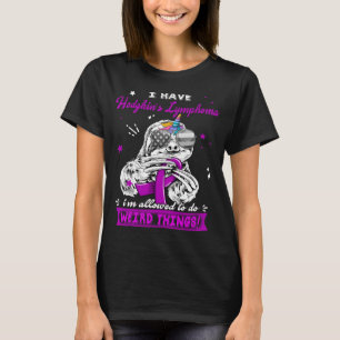 Camiseta Guerrero divertido del linfoma de Hodgkin de perez