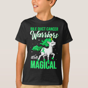 Camiseta Guerrero Divertido Unicornio Conciencia del Cáncer
