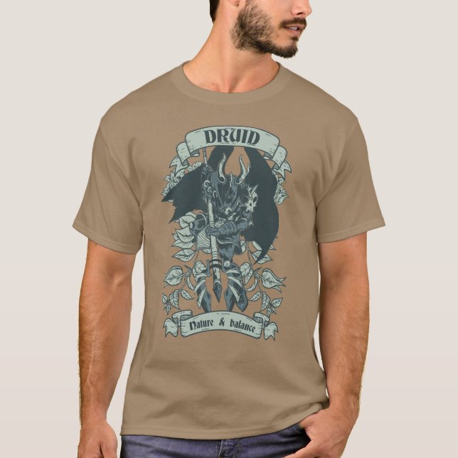 Camiseta Guerrero druida (Anverso)