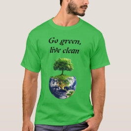 Camiseta Guerrero ecológico: Vamos verde, limpio vivo
