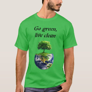 Camiseta Guerrero ecológico: Vamos verde, limpio vivo