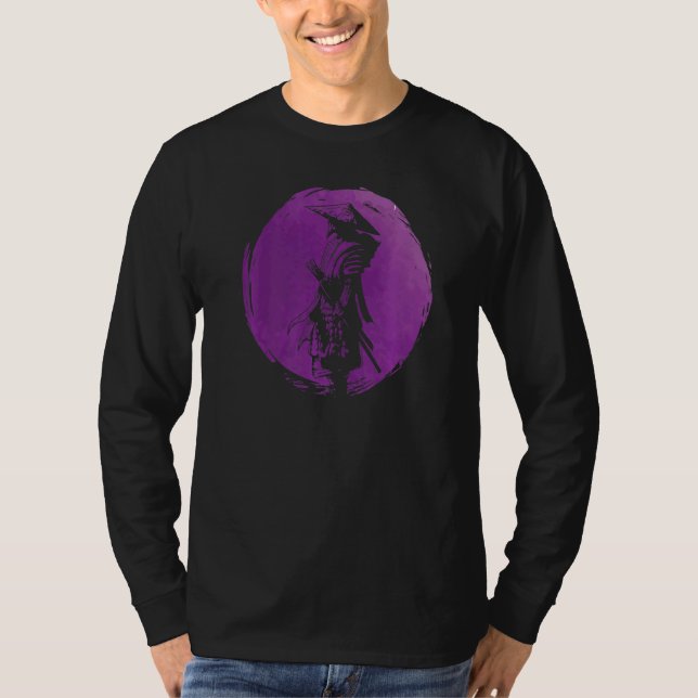 Camiseta Guerrero En Armor Samurai Con Espada (Anverso)