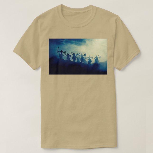 Camiseta Guerrero en batalla 1 (Diseño del anverso)