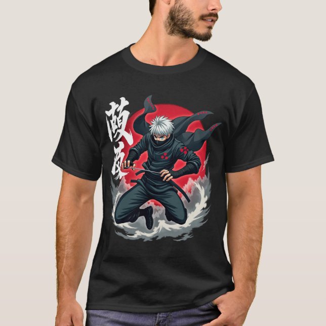 Camiseta Guerrero Épico Ninja - Samurai japonés Anime Shino (Anverso)