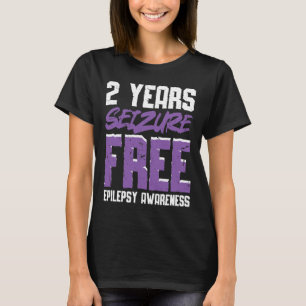 Camiseta Guerrero epiléptico y epilepsia de cinta morada en
