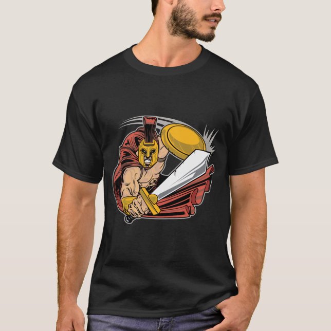 Camiseta Guerrero Espartano (Anverso)