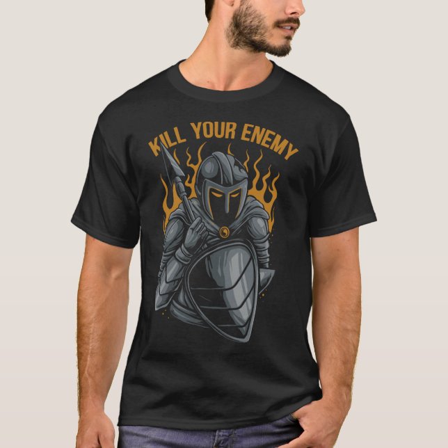 Camiseta Guerrero espartano (Anverso)