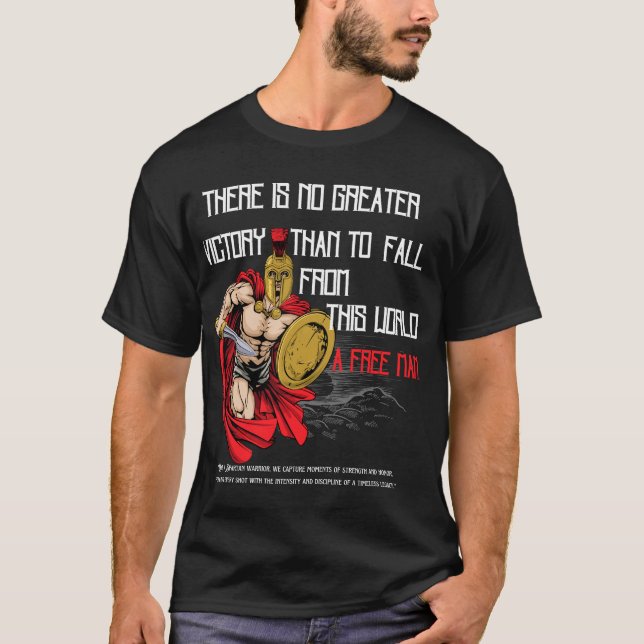 Camiseta guerrero ESPARTANO (Anverso)