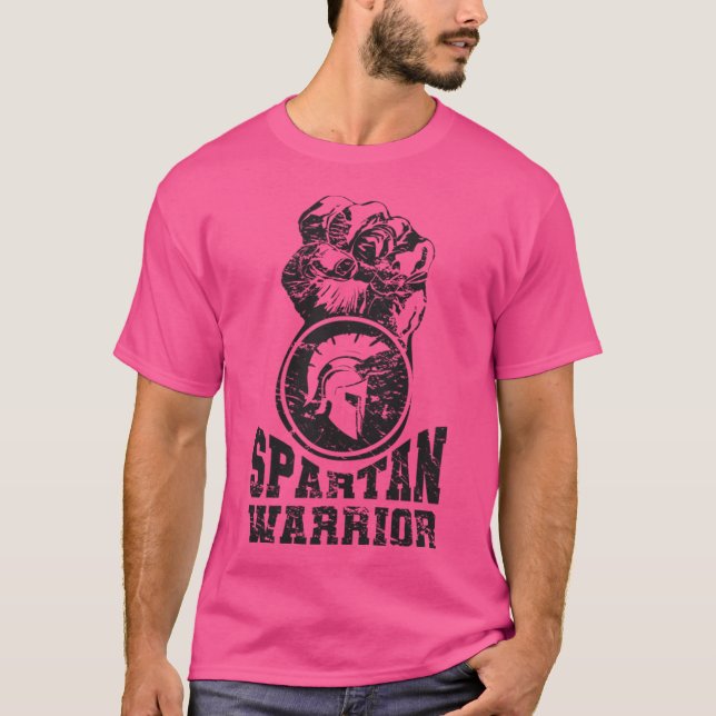 Camiseta Guerrero espartano Vintage (Anverso)