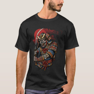 Camiseta Guerrero Espíritu Samurái Bushido Japonés Katana R