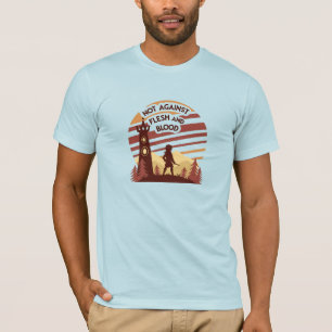 Camiseta Guerrero espiritual "No contra la carne y la sangr