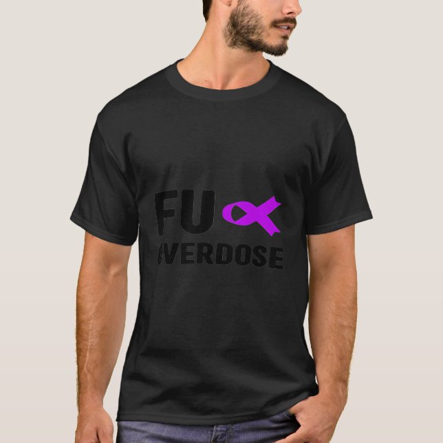 Camiseta Guerrero fuerte de la conciencia de la sobredosis  (Anverso)