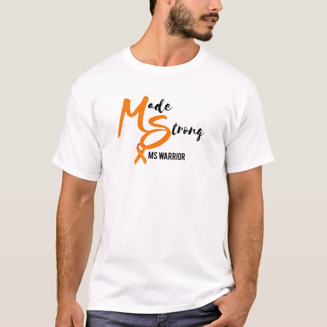 Camiseta Guerrero fuerte hecho del ms (Anverso)