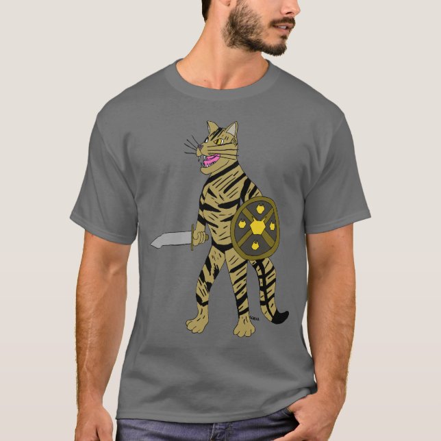 Camiseta Guerrero Gato  (Anverso)
