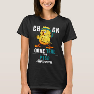 Camiseta guerrero gracioso de la chica del ptsd