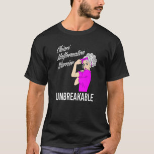 Camiseta Guerrero inquebrantable conciencia de malformación