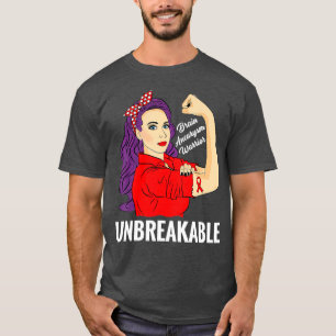 Camiseta Guerrero inquebrantable de conciencia sobre el neu