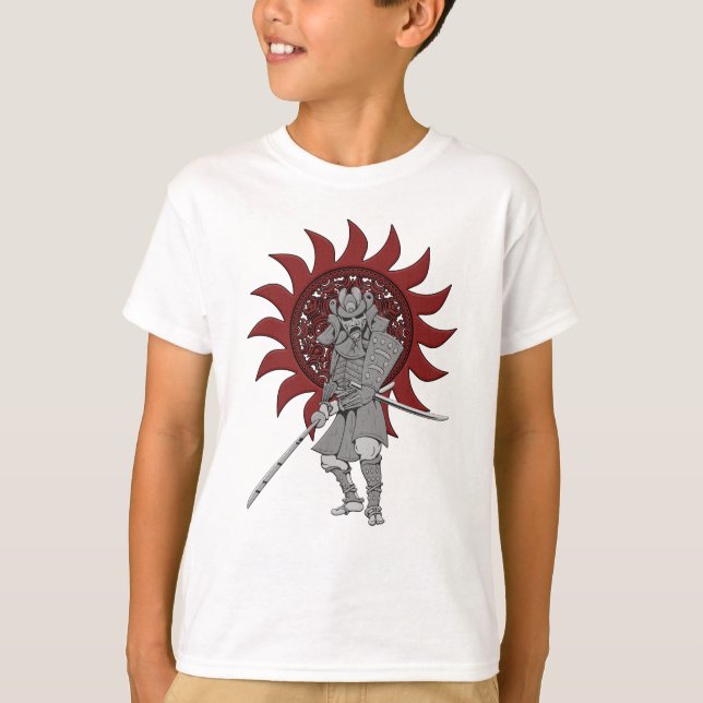 Camiseta Guerrero Japón del samurai (Anverso)
