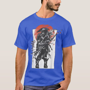 Camiseta Guerrero japonés estético samurai (2)