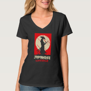 Camiseta Guerrero Japonés Ninja Samurái Mancha de Sangre Ka