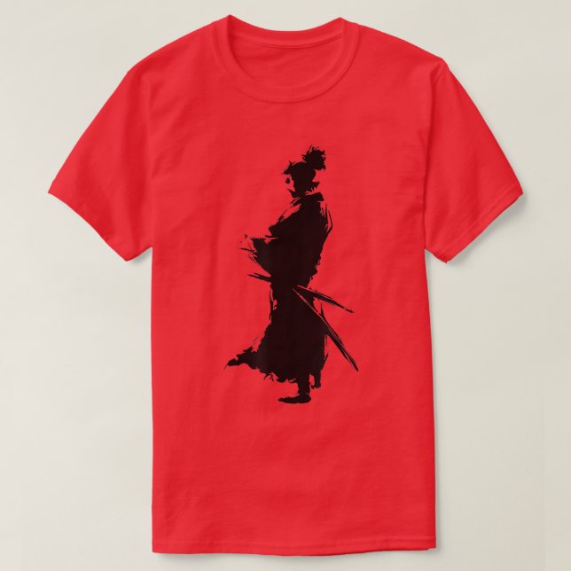 Camiseta Guerrero japonés samurai  (Diseño del anverso)