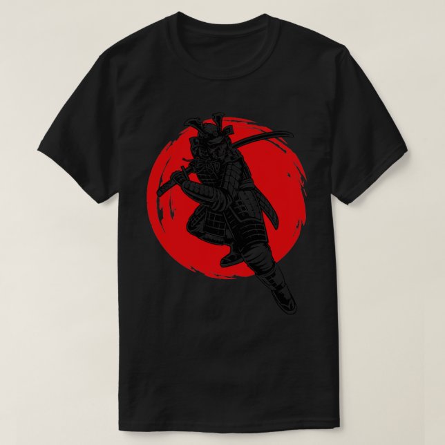 Camiseta Guerrero japonés samurai Bushido (Diseño del anverso)