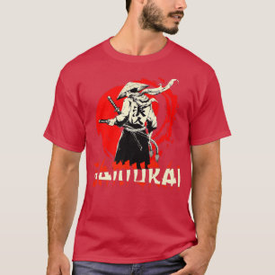 Camiseta Guerrero japonés samurai bushido espadachín Premiu