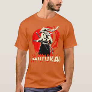 Camiseta Guerrero japonés samurai espadachín 