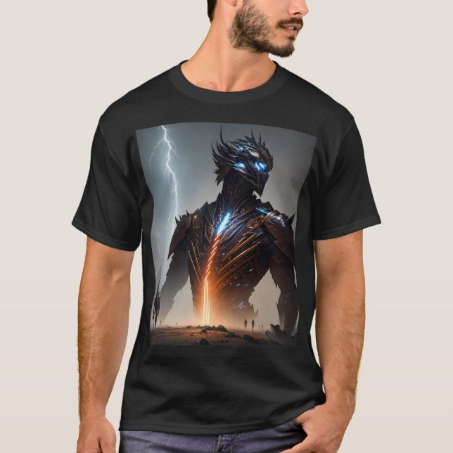 Camiseta Guerrero Lightning Cyborg (Anverso)