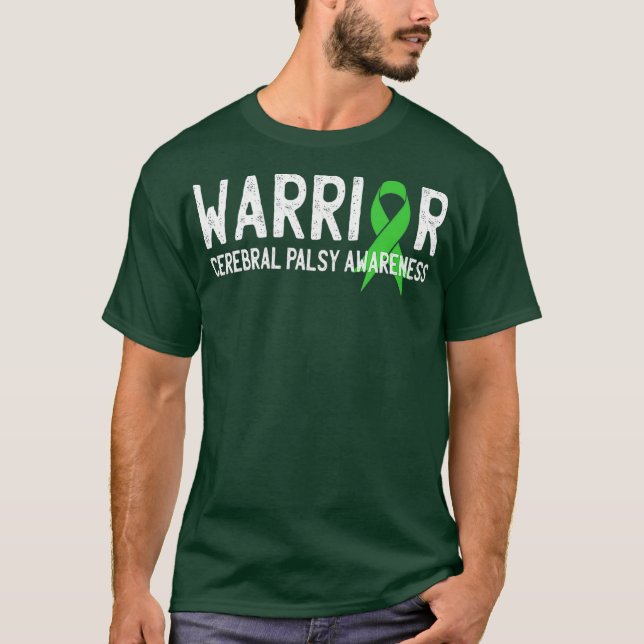 Camiseta Guerrero luchador contra la parálisis cerebral Con (Anverso)