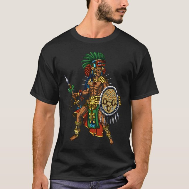Camiseta Guerrero maya (Anverso)