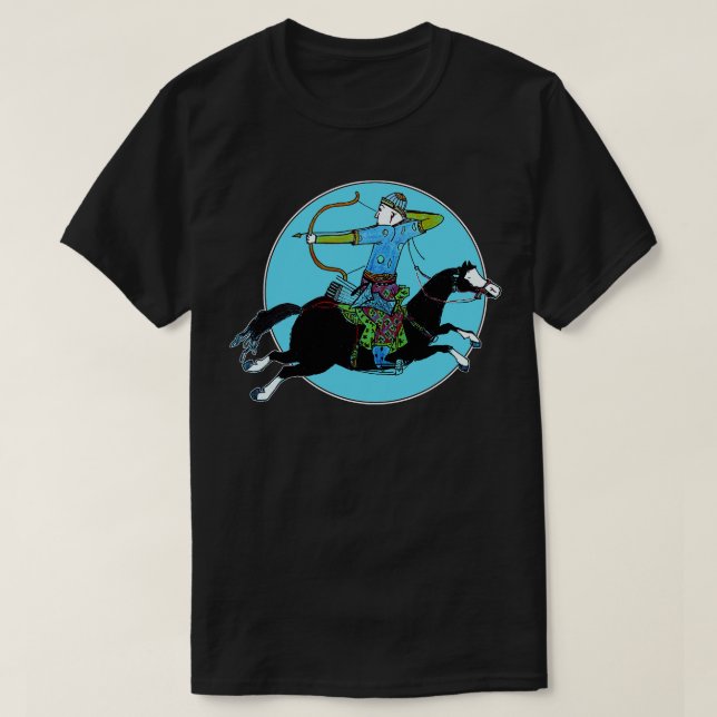 Camiseta Guerrero mongol (Diseño del anverso)